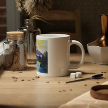 Load image into Gallery viewer, 'Gold Rising" with "The Sabbath" QR code Mug, 20oz