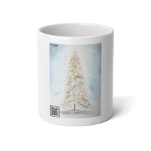 Load image into Gallery viewer, &quot;December Dreaming&quot; with &quot;Unto Us A Savior&quot; QR code Mug, 20oz
