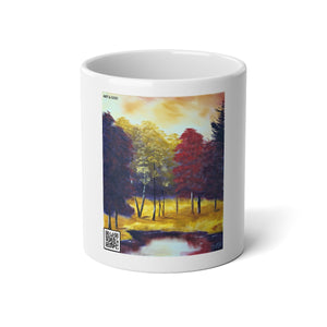 "Still Autumn" with "God's Love for Man" QR code  Mug, 20oz